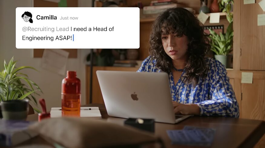 Female professional working from home for Notion Commercial