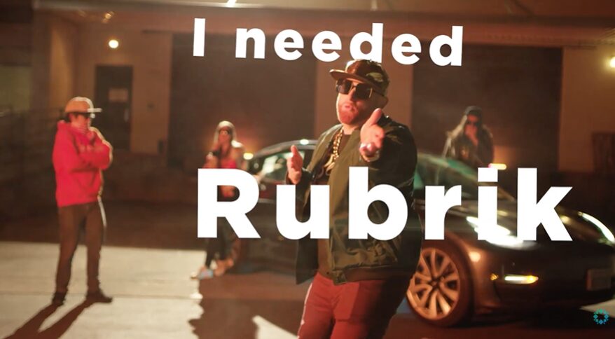 A rapper for Rubrik commercial