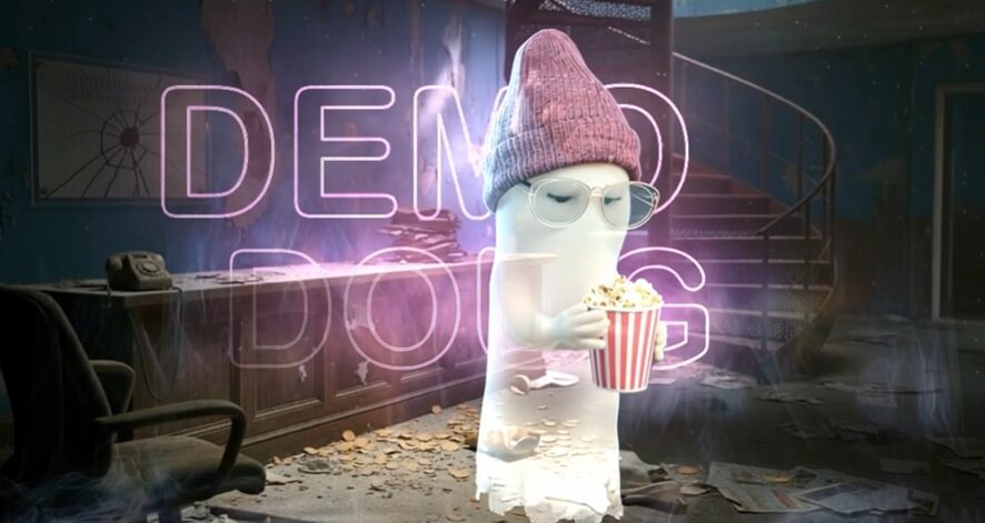 Animated ghost in an abandoned building for Aligned commercial